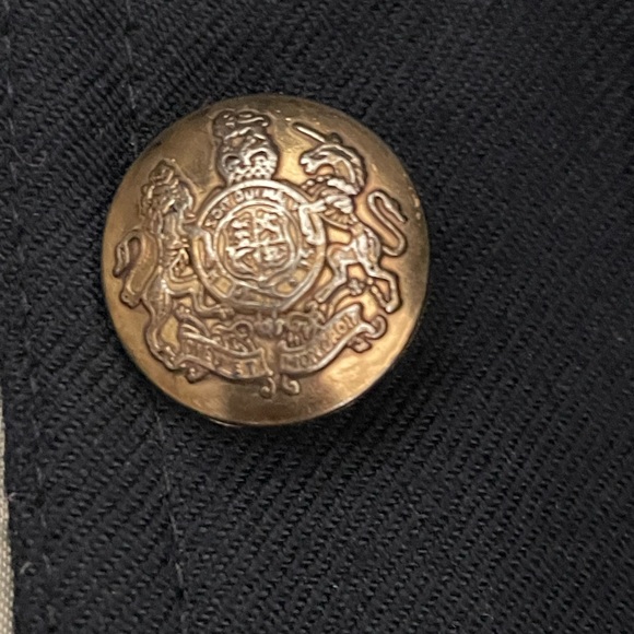 J. Crew Schoolboy Blazer Navy 98% Wool size 6 fully Lined Gold Crest Buttons - Picture 10 of 10